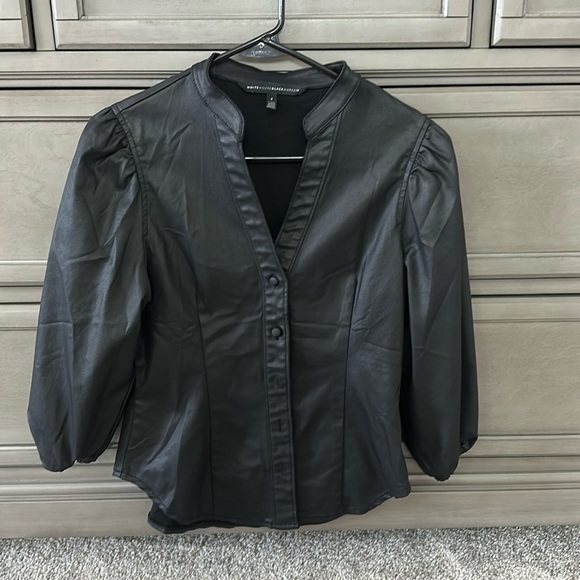 Coated button down - Picture 1 of 5